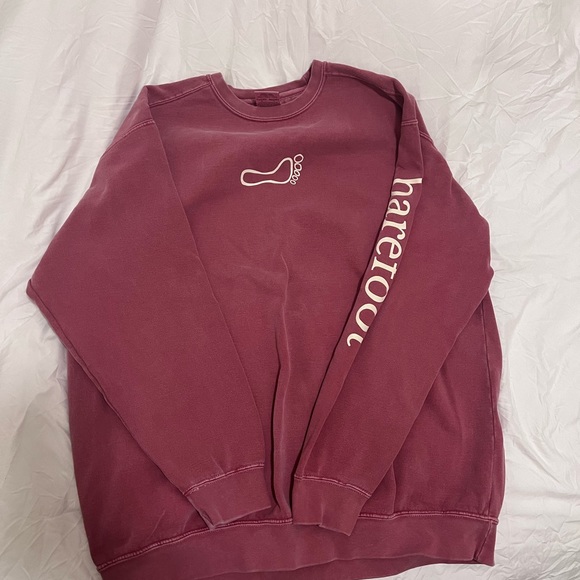 Barefoot bar crewneck, mauve color - Picture 2 of 2